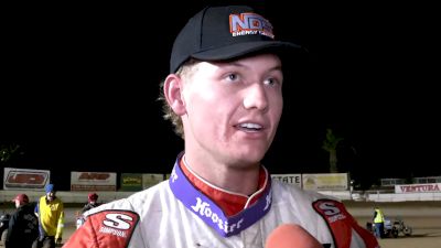 Daison Pursley Reacts After Clinching First USAC National Midget Title