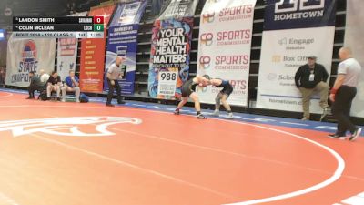 120 Class 2 lbs Champ. Round 1 - Landon Smith, Savannah vs Colin Mclean, Lutheran St. Charles