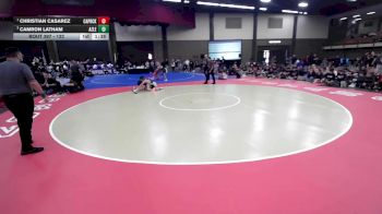 132 lbs 1st Place Match - Christian Casarez, Amarillo Caprock vs Camron Latham, Azle