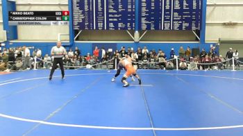 125 lbs Quarterfinal - Nikko Beato, Coast Guard vs Christopher Colon, Williams College