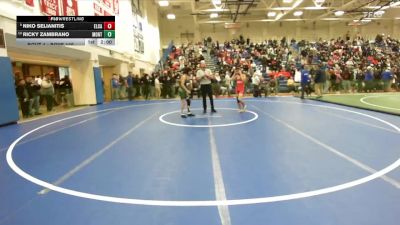 Boys 106 lbs Champ. Round 1 - Ricky Zambrano, Monterey Boys vs Niko Selianitis, El Camino Boys