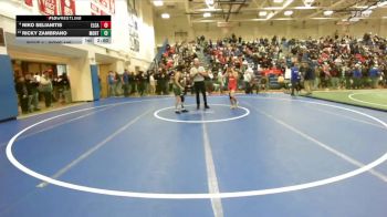 Boys 106 lbs Champ. Round 1 - Ricky Zambrano, Monterey Boys vs Niko Selianitis, El Camino Boys