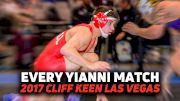 Every Yianni Diakomihalis Match From 2017 Cliff Keen Las Vegas