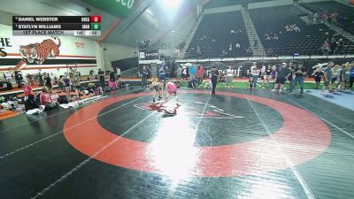 105 lbs 1st Place Match - Statlyn Williams, Idaho vs DANIEL WEBSTER, Oregon