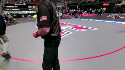 157-4A Cons. Round 3 - Locklen Lemley, Mesa Ridge vs Wyatt Boley, Cheyenne Mountain