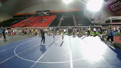 45-49 lbs Cons. Sub-semis - Colt Johnson, Nevada vs Kasen Day, Utah