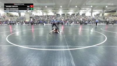 75 lbs Champ. Round 1 - Roger Caputo, Rabbit Wrestling Club vs Aria Morrison, Warefare Wrestling