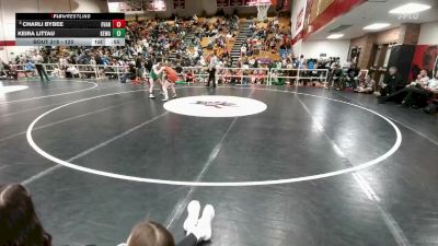 120 lbs Cons. Round 2 - Charli Bybee, Evanston vs Keira Littau, Kelly Walsh