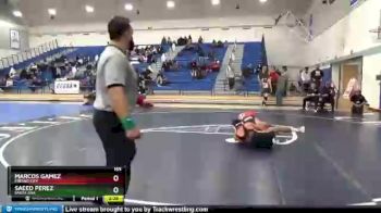 165 lbs Cons. Round 2 - Marcos Gamez, Fresno City vs Saeed Perez, Santa Ana