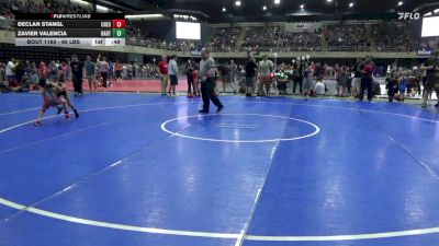 65 lbs Consi Of 8 #2 - Declan Stangl, Chesapeake Beach vs Zavier Valencia, Hartford
