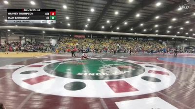 120 lbs Cons. Round 2 - Jack Sarringar, Sibley-Ocheyedan vs Harvey Thompson, Cobbler Kids Wrestling