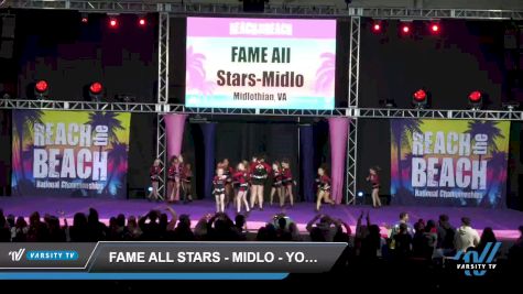 FAME All Stars - Midlo - Youth Blaque [2022 L1.1 Youth - PREP Day 1] 2022 ACDA Reach the Beach Ocean City Cheer Grand Nationals