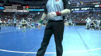 3A-106 lbs Champ. Round 1 - Hudson Fleming, Bettendorf vs Mariyon Norton, Waterloo East