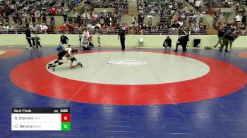 45 lbs Semifinal - Attley Stevens, Level Up Wrestling Center vs Connor DeLong, Dragons Junior Wrestling Club