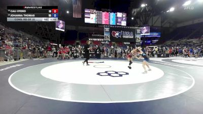 100 lbs Cons. Rd Of 32 - Cali Otero, OH vs Johanna Thomas, WA
