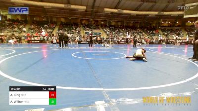 55 lbs Round Of 16 - Asher King, Sebolt Wrestling Academy vs Asher Wilbur, Predator Wrestling