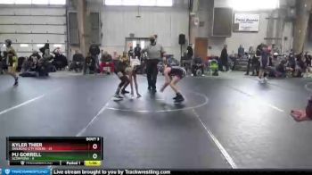84 lbs Round 1 (8 Team) - Kyler Thier, Railroad City Riders vs MJ Gorrell, Scorpions