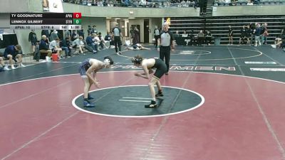 107 lbs Semis & 1st Wrestleback (8 Team) - Ty Goodnature, Apple Valley, MN vs Lennox Gilbert, Saint Francis, MN