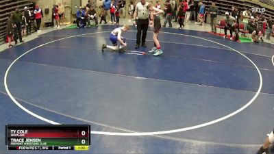 97 lbs Champ. Round 1 - Trace Jensen, Fremont Wrestling Club vs Ty Cole, WESTLAKE