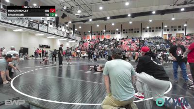 45 lbs Consi Of 4 - Tucker Henley, Eufaula Ironheads Wrestling Club vs Brian Davis, Tahlequah Wrestling Club