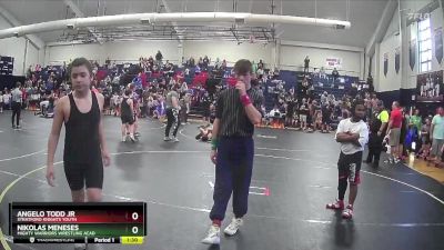 140/150 Round 1 - Nikolas Meneses, Mighty Warriors Wrestling Acad vs Angelo Todd Jr, Stratford Knights Youth