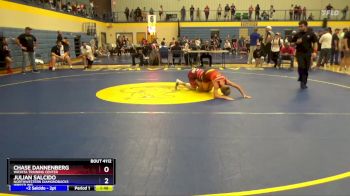 106 lbs Round 5 - Chase Dannenberg, Wichita Training Center vs Julian Salcido, Northwestern Diamondbacks Wrestling