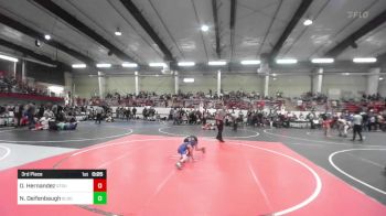 50 lbs 3rd Place - Oscar Hernandez, Stout Wr Acd vs Nicholas Deifenbaugh, Bloomfield Youth Wrestling