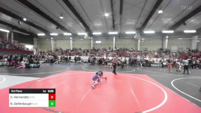 50 lbs 3rd Place - Oscar Hernandez, Stout Wr Acd vs Nicholas Deifenbaugh, Bloomfield Youth Wrestling