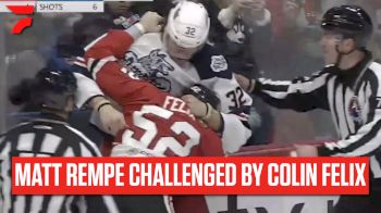 NO FEAR - Colin Felix Fights New York Rangers Prospect Matt Rempe | AHL Highlights