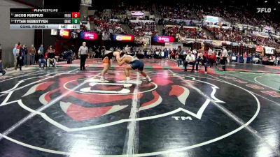 A - 285 lbs Cons. Round 1 - Tytan Sebestyen, East Helena vs Jacob Kurpius, Frenchtown