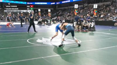 126 lbs Round Of 16 - Issac Torres, Fountain Valley (SS) vs Julian Holguin, Bellarmine (CC)