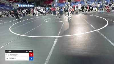 100 lbs Rnd Of 16 - Chase Dubuque, NJ vs Kacen Jones, UT