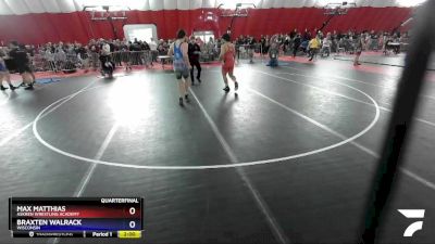 182 lbs Quarterfinal - Max Matthias, Askren Wrestling Academy vs Braxten Walrack, Wisconsin