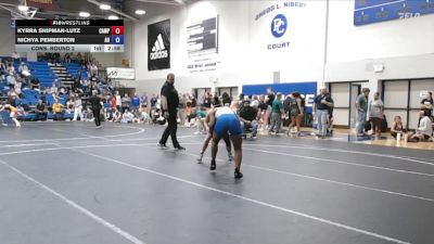 160 lbs Cons. Round 2 - Kyrra Shipman-Lutz, Unattached vs Nichya Pemberton, Allen