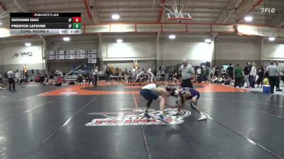 133 lbs Cons. Round 4 - Preston LeFevre, Grand Valley State vs Giovanni Diaz, McKendree