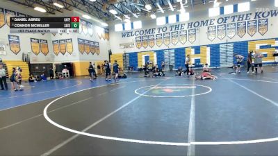 106 White 1st Place Match - Daniel Abreu, Gateway vs Connor McMiller, Satellite