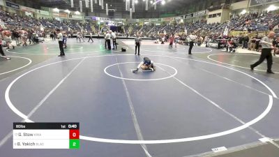 80 lbs Consi Of 16 #2 - Gavin Stow, Kinard Middle School vs Brayden Yakich, Black Fox Academy