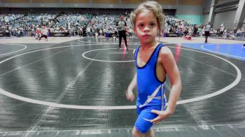 46 lbs Quarterfinal - Hazel Grimley, California Grapplers vs CharleeAnn McCoy, Askeo International Matclub