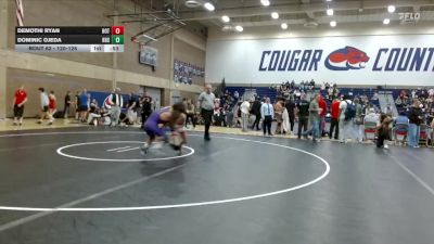 120-126 lbs Round 2 - Demothi Ryan, HotShots vs Dominic Ojeda, Hillsboro High School