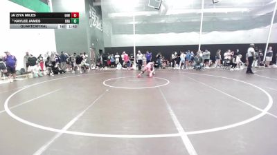 140 lbs Quarterfinal - Kaylee James, Unaffiliated vs Ja`Ziya Miles, Greater Heights Wrestling