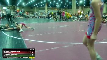 70 lbs Round 5 (8 Team) - Rylan Halverson, Moyer Elite vs Joshua Hughey, Blackman WC