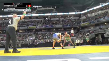 132 lbs Quarterfinal - Tylin Thrine, New Castle vs Hunter Douglas, Homestead