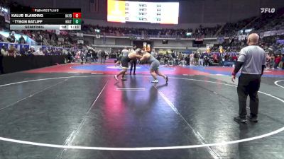 5A 285 lbs Semifinal - Tyson Ratliff, Holtville vs Kalub Blanding, Hayden