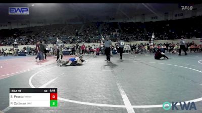 105 lbs Quarterfinal - Sophie Proctor, Henryetta Knights Wrestling Club vs Paisley Cottman, Smith Wrestling Academy