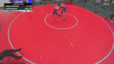 157 lbs Semifinal - Nathan Reyes, La Costa Canyon High School Wr vs Israel Martinez, Costa Training Center