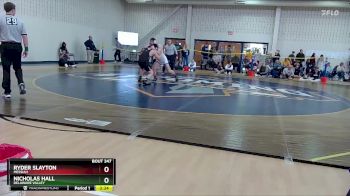 184 lbs Cons. Semi - Nicholas Hall, Delaware Valley vs Ryder Slayton, Messiah