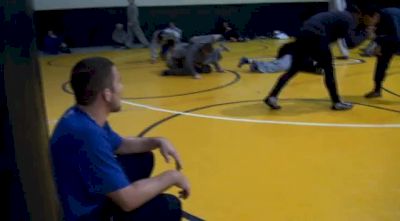 Warmup Room at Scuffle With Rowe Frett and Roper