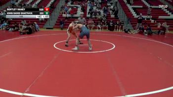 132 lbs Round 3 (4 Team) - Bentley Haney, Oak Mountain vs John David Shattuck, Grissom Hs