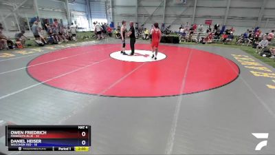 145 lbs Placement Matches (16 Team) - Owen Friedrich, Minnesota Blue vs Daniel Heiser, Wisconsin Red