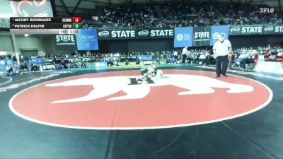 Boys 3A 144 lbs 1st Place Match - Jacoby Rodriguez, Hermiston vs Patrick Halpin, Capital